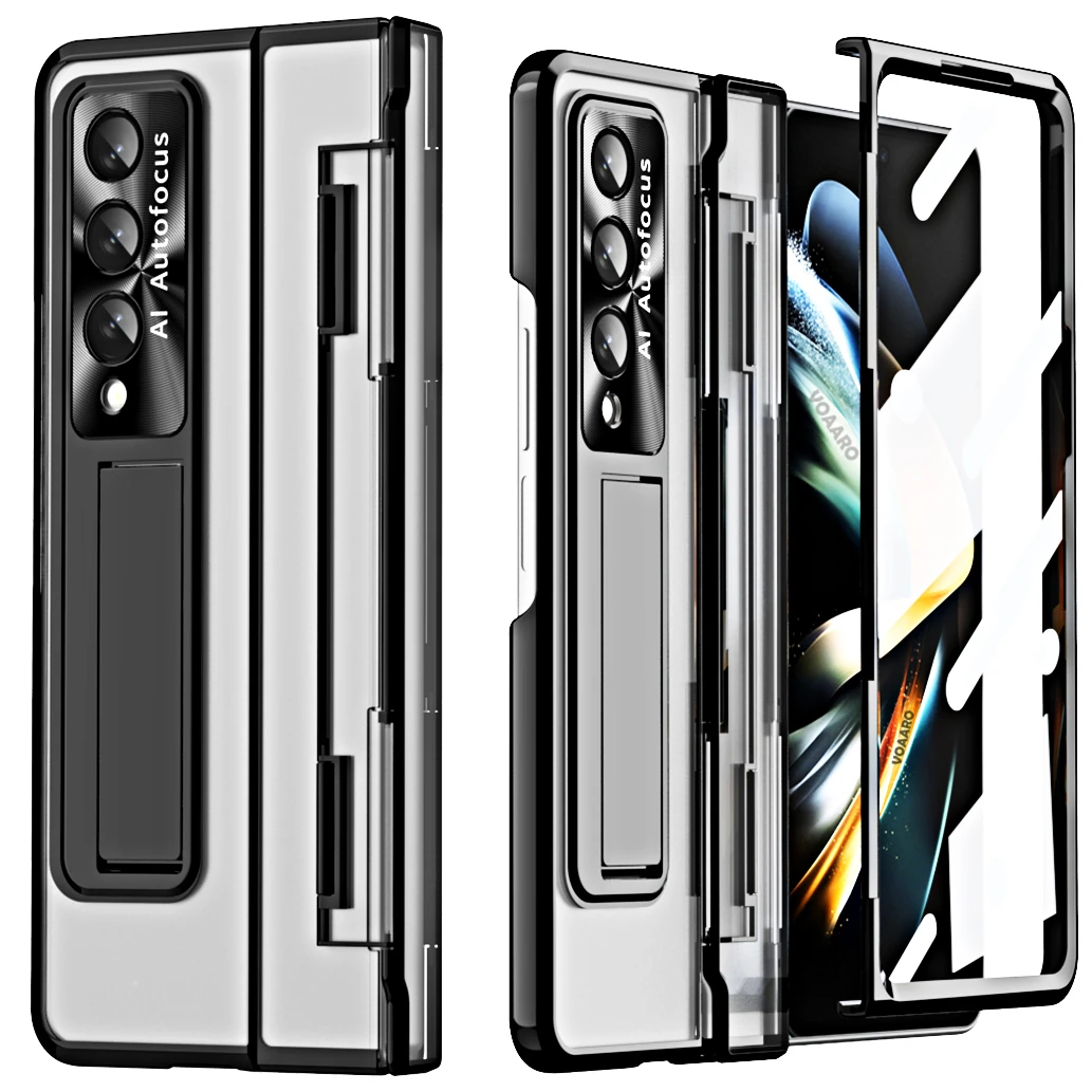 

Прозрачный чехол с выдвижной ножкой для Samsung Galaxy Z Fold 4 Case Z Fold 4 3