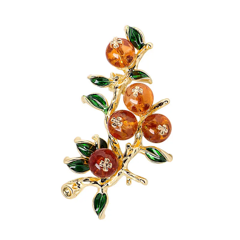 

Enamel Leaves Flower Brooches Women High Quality Bouquet Weddings Party Casual Banquet Brooch Pins Fashion Accessories Gifts