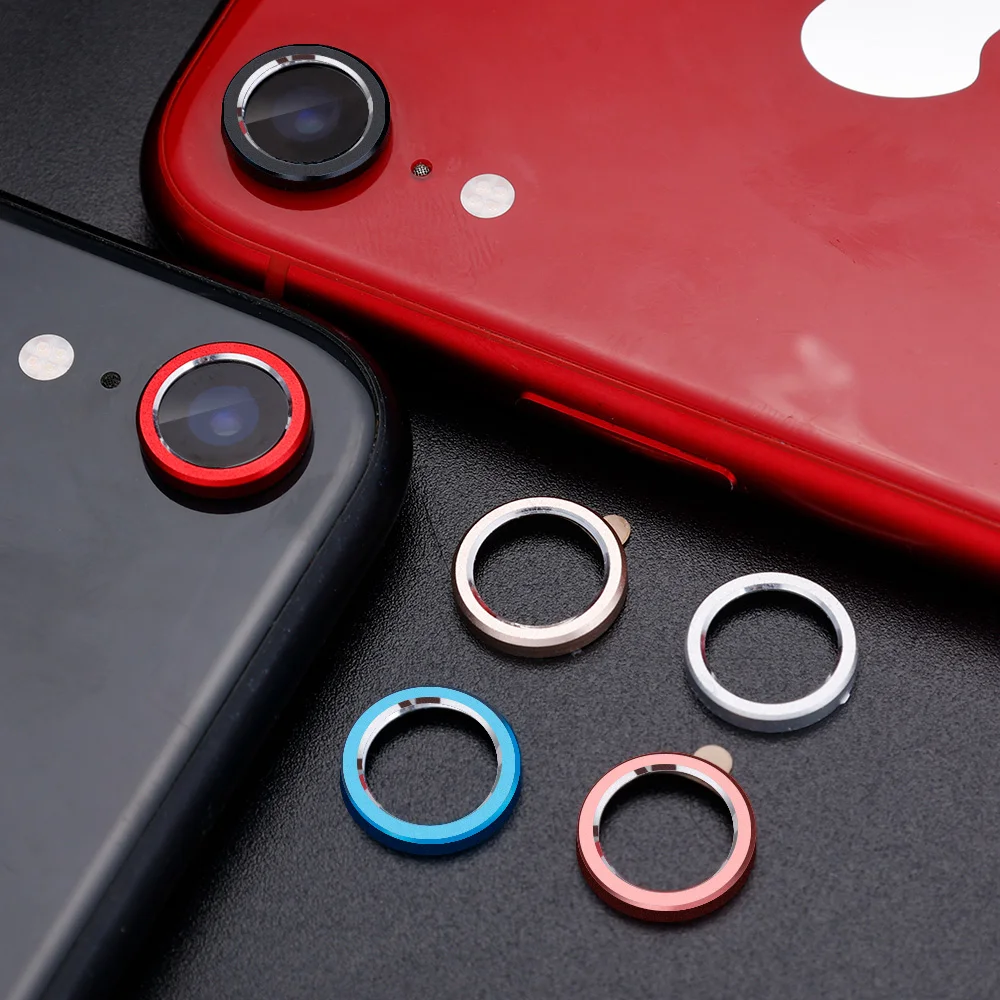 

Rear Lens Protective Circle Ring for iphone XR Bumper Cover Aluminum Alloy back Camera Screen Protector Metal Lens Accessories