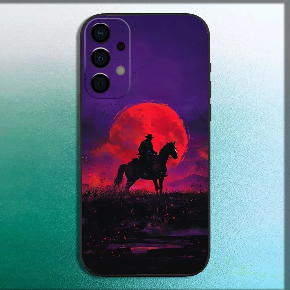 Red Dead R-Redemption RDR 2 Phone Case For Samsung Galaxy A13 A21s A22 A31 A32 A52 A53 A71 A80 A91 Soft Black Cover
