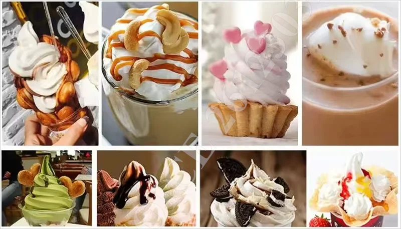 Коммерческая автоматическая машина для производства мягкого мороженого 110 В из