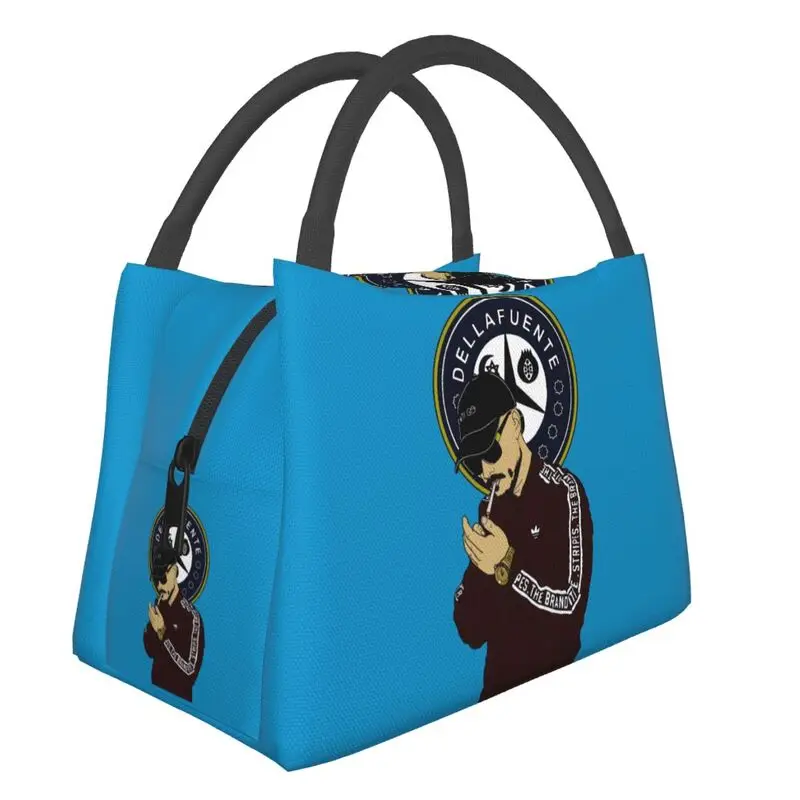 

Изолированный Ланч-бокс Delafuente с испанским рэпером для кемпинга, путешествий, герметичный термоохладитель, Женский Ланч-бокс