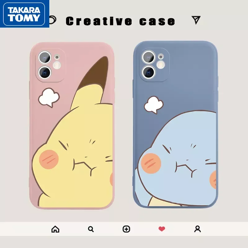 

Ударопрочный чехол для IPhone 6S/7/8P/X/XR/XS/XSMAX/11/12Pro/12min, TAKARA, TOMY, Покемон, Пикачу