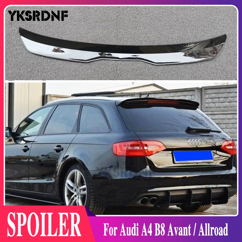 

RS4 Roof Spoiler for Audi A4 B8 Avant / Allroad 2008-2016 ABS Plastic Spoiler Rear Wing Car Tail Wing Decoration A4 B8 Allroad