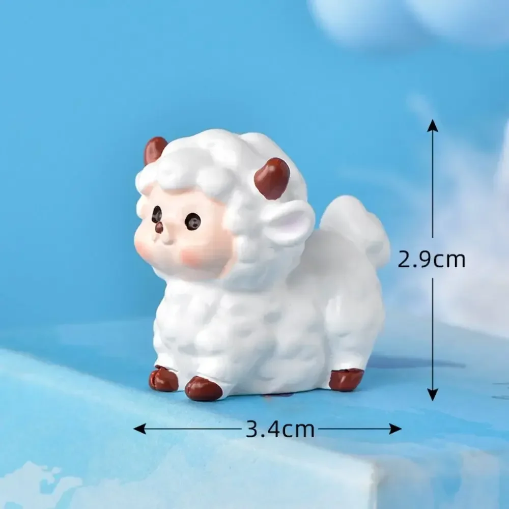 

Микропейзажные украшения MOONBIFFY овечки из смолы