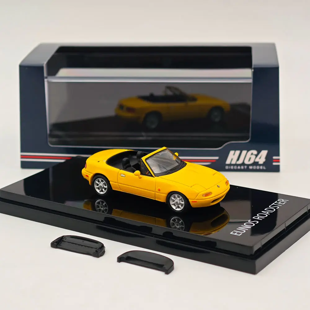 Хобби Япония 1/64 для EUNOS ROADSTER NA6CE с крышкой TONNEAU желтый HJ642025BY литье под давлением