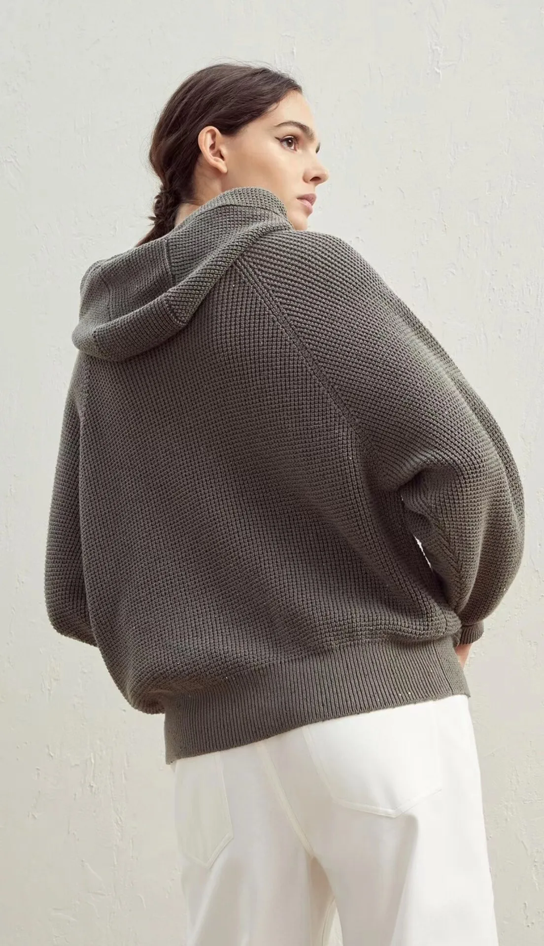 Рисунок 3 - Модный повседневный Женский вязаный кардиган из хлопка