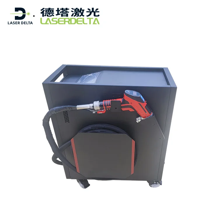 Портативный лазерный аппарат с воздушным охлаждением 3 в 1 1000 Вт стальной