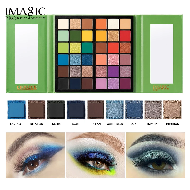 

Imagi 36 Colors Eyeshadow Matte Shimmer Pearlescent Rainbow Holy Grail Palette Metallic Gloss Nude Eye Makeup Cosmetics