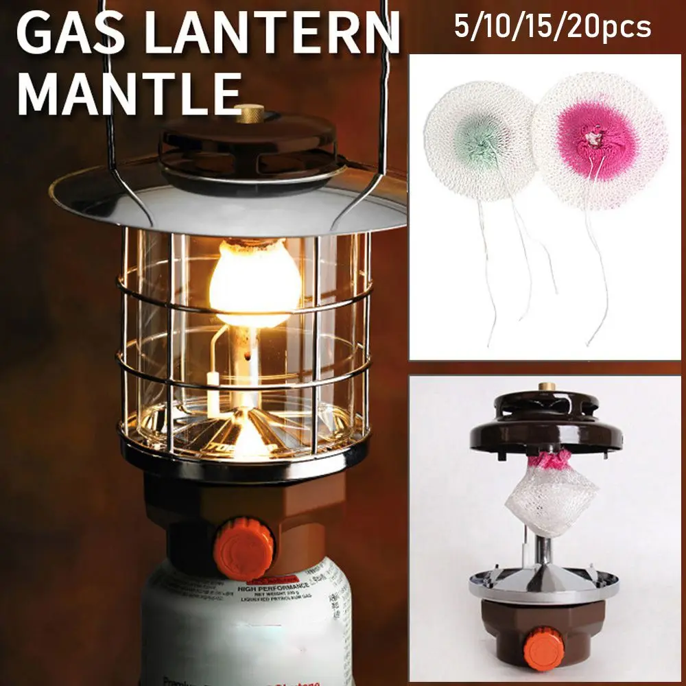 

Outdoor Tools Camping Accessories Gas Lantern Mantles Mantles Spare Parts Durable Light Mesh Lamp Cover Replacement