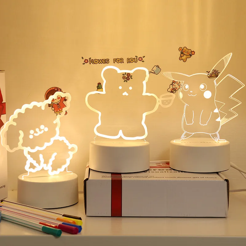 

Акриловый светодиодный ночник с надписью «I Love You»