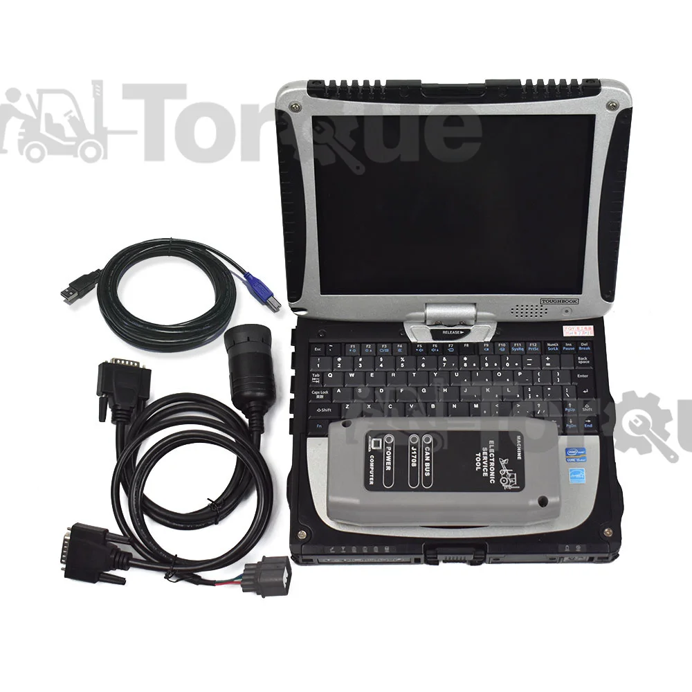 

for JCB diagnostic V21.2.6 kit JCB Electronic Service Master 4 Truck Diagnostic tool Heavy duty equipment with SPP CF 19 laptop