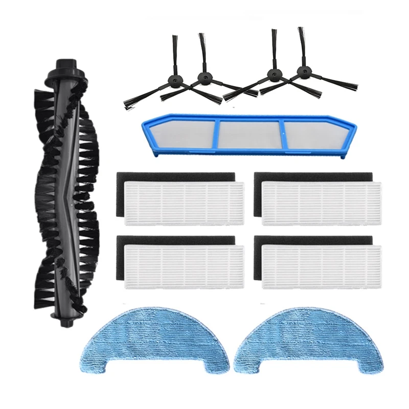 

Запчасти для Ilife A4 A4S A40, фильтр НЕРА, основной фильтр, боковая щетка, рулон, насадка на щетку, насадка на швабру