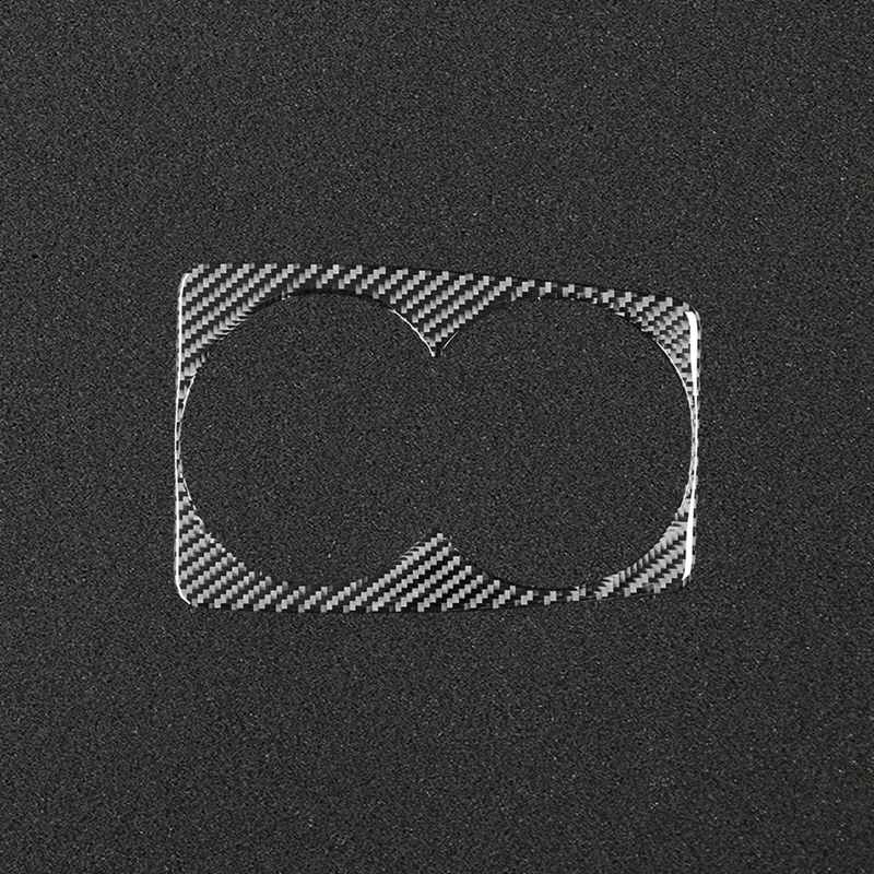 Держатель для чашки рамка панель украшение мягкое углеродное волокно Mazda 3 Axela 2017