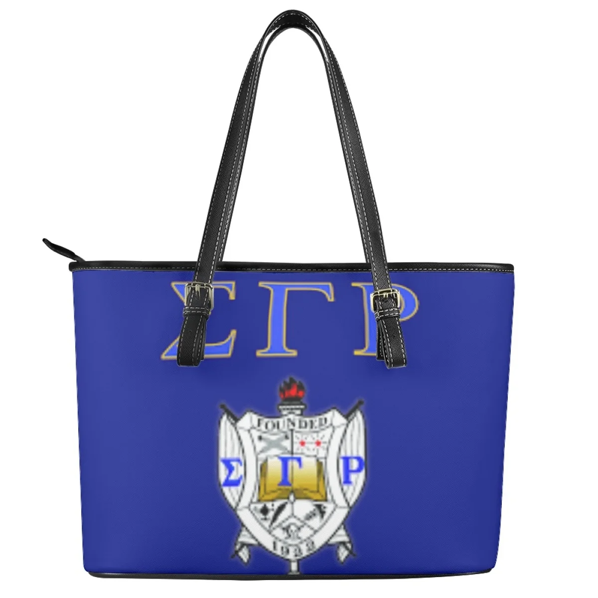 Sigma Gamma Rho Design Fashion Women's Handbags Casual Large Capacity Female Shoulder Bags Woman Sorority Gift Leather Totes