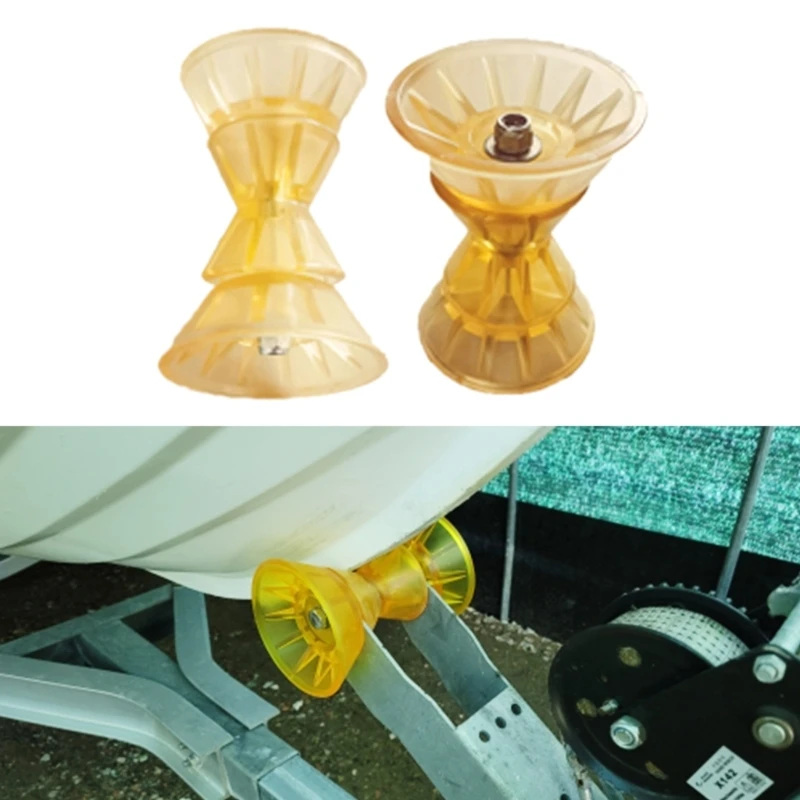 

Пластиковый носовой стопорный ролик не маркирующий желтый отлитый в форму соответствующий для трейлера шлюпок