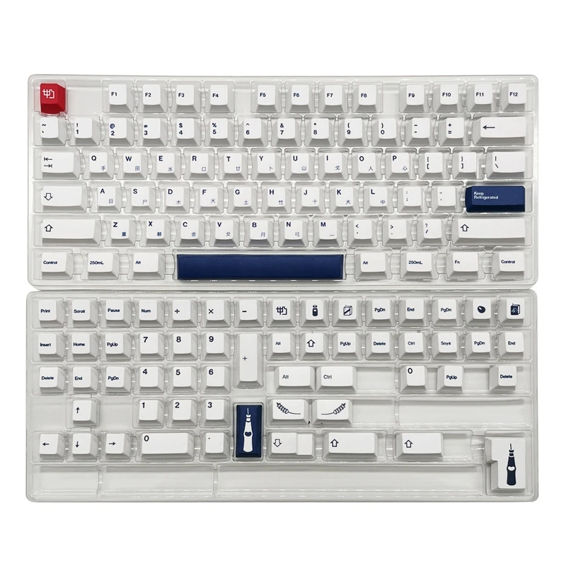 

Колпачки для механической клавиатуры «сделай сам», 134 клавиш, вишневый профиль, сменные колпачки для клавиш PBT