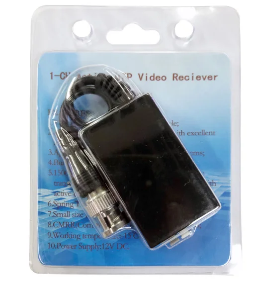 

DC12V 1CH активный UTP видео передатчик Balun BNC Video balun для CCTV камеры DVR системы