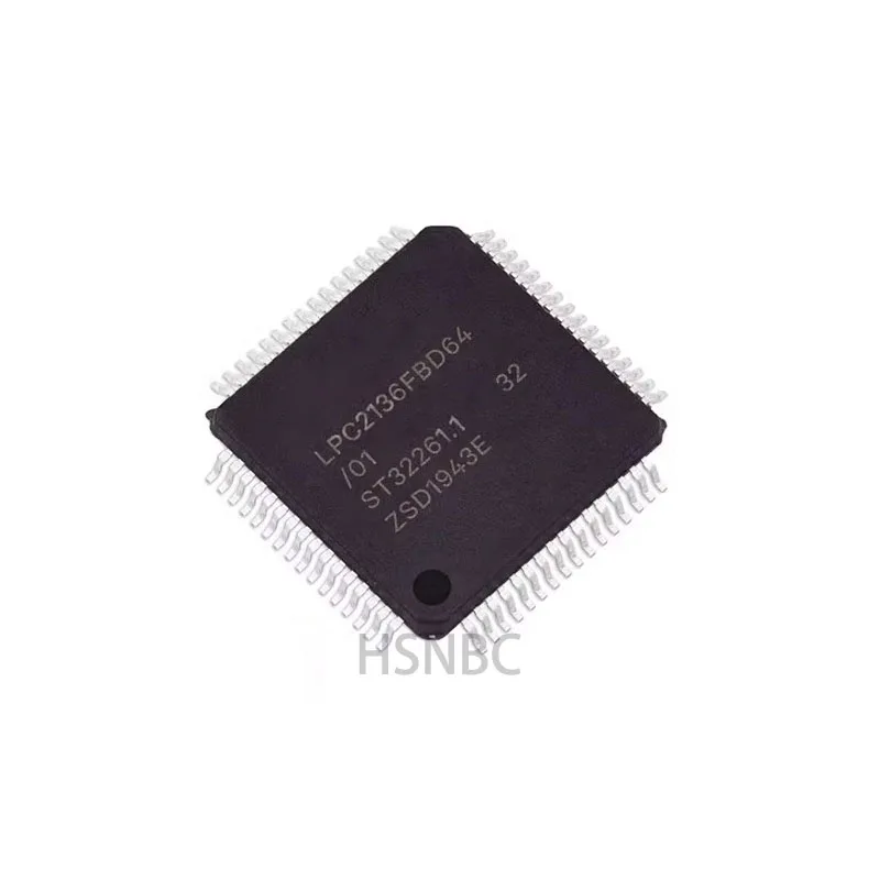 

10Pcs LPC2136FBD64/01 LPC2136 LQFP64 100% brand new original stock