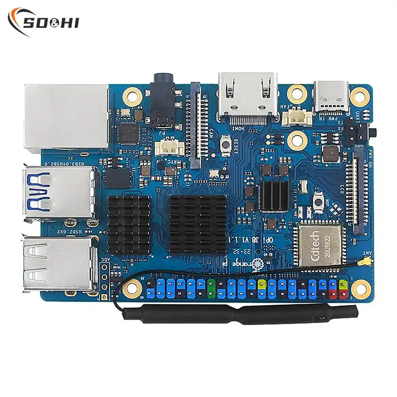 Радиатор охлаждения из чистой меди алюминиевый радиатор для Orange Pi Zero 3/3B 1