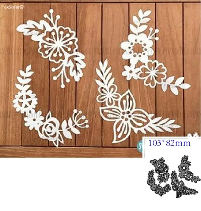 Металлическая вырубная форма для скрапбукинга