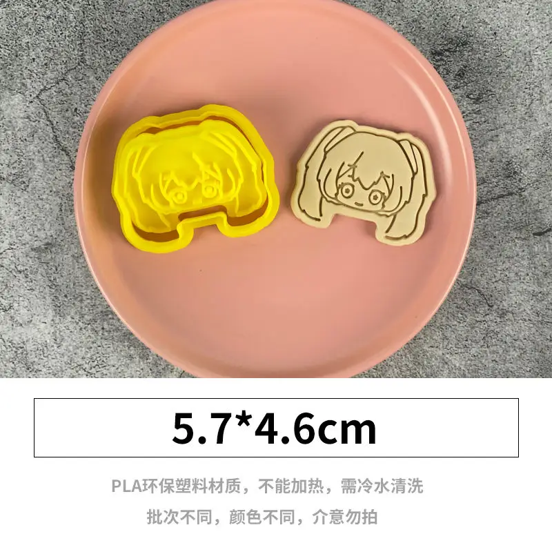 

НОВЫЕ Kawaii Hatsune Miku формы для печенья сахарные формы для резки печенья 3D прессованная форма для печенья кухонные инструменты для выпечки кондитерских изделий ﻿