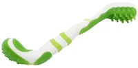 pet life %c2%ae denta brush tpr durable tooth brush and dog toy