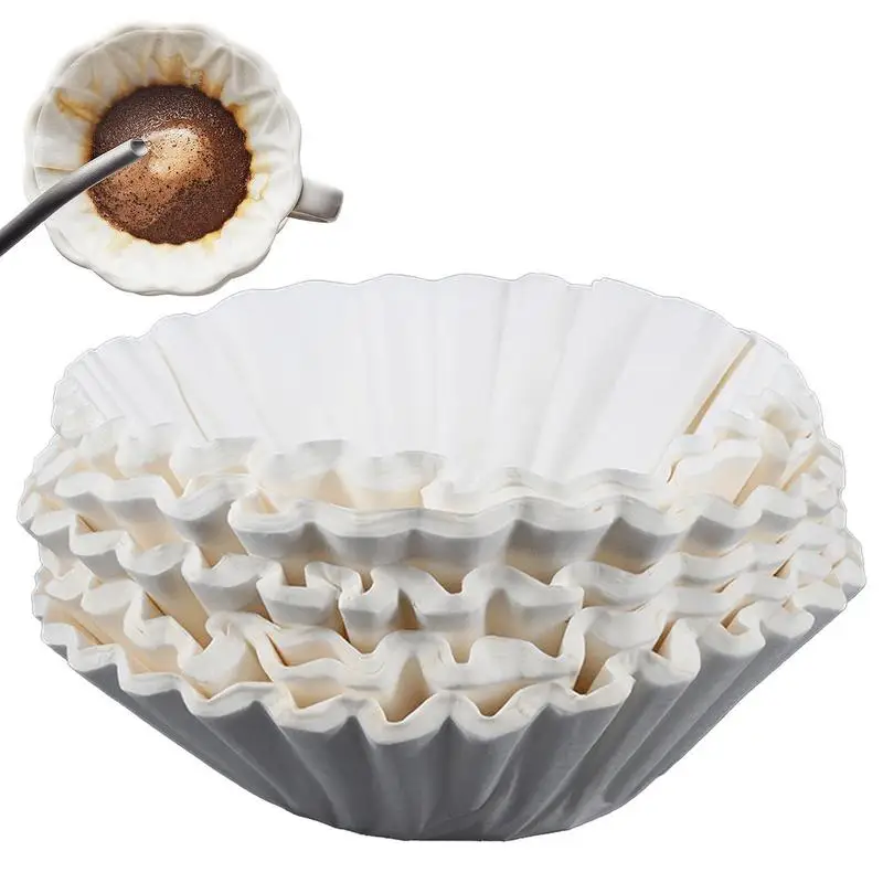 

Coffee Filters Paper 100Pcs Round Coffee Basket Replacement Filters Coffee Filter Tools Coffee-Brewing Utensils For Home Party