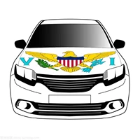 the united states virgin islands flags car hood cover flags 3 3x5ft 100polyestercar bonnet banner