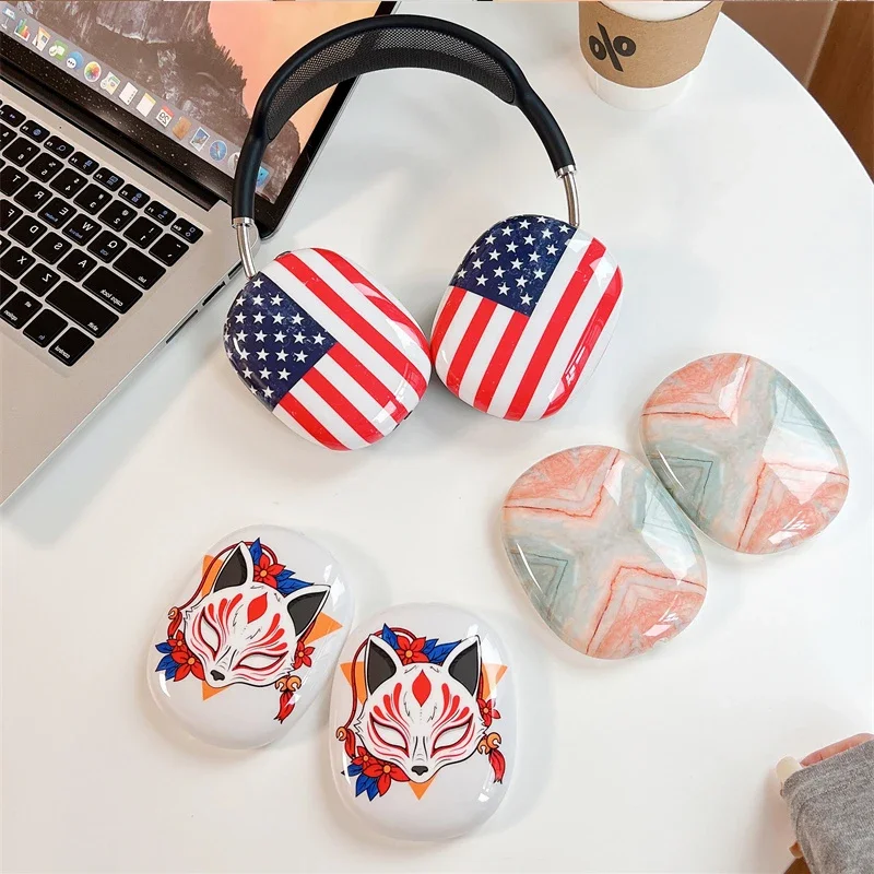 Фото Модный крутой чехол для Airpods Max, защитный декор для наушников Apple, чехол для Airpods Max, защита гарнитуры №1