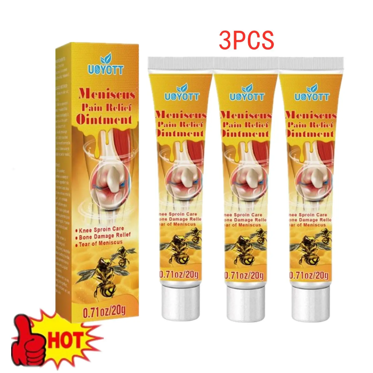 3 шт. Sumifun пчелиный обезболивающий крем артрит сустав колено обезболивающая мазь