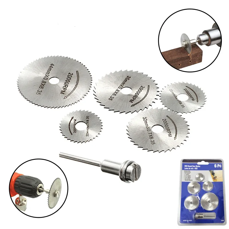 

Disc Hss Mini Plastic Saw Blade Accessories For Aluminum Wood Cutting Tool And Circular Rotating Drilling