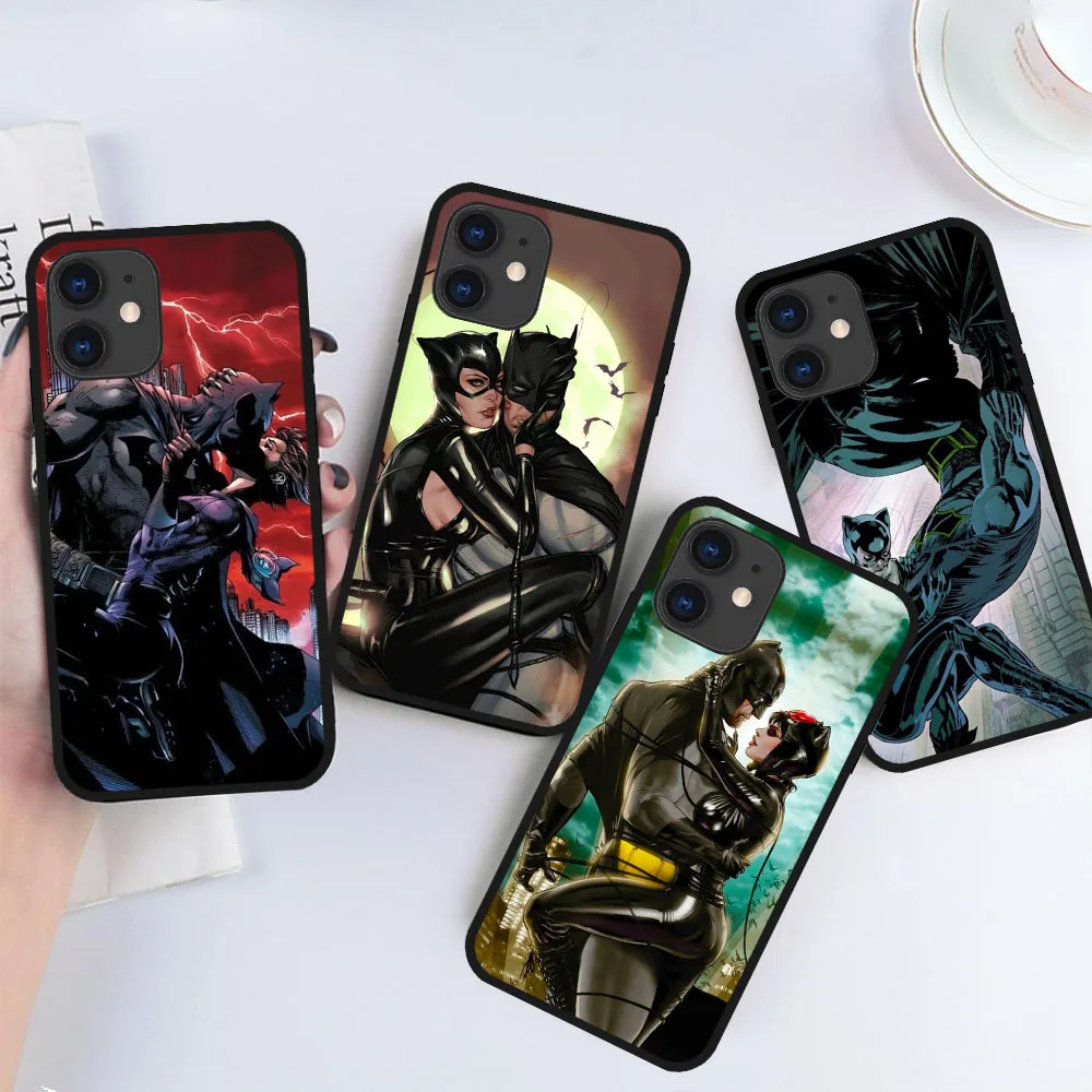 Мягкий чехол IT-17 с изображением кошки и Бэтмена для Huawei Mate Y5P Y6 Y6S Y6P Y7 Y7A Y9 Y9A Y8P Y8S Y9S 20