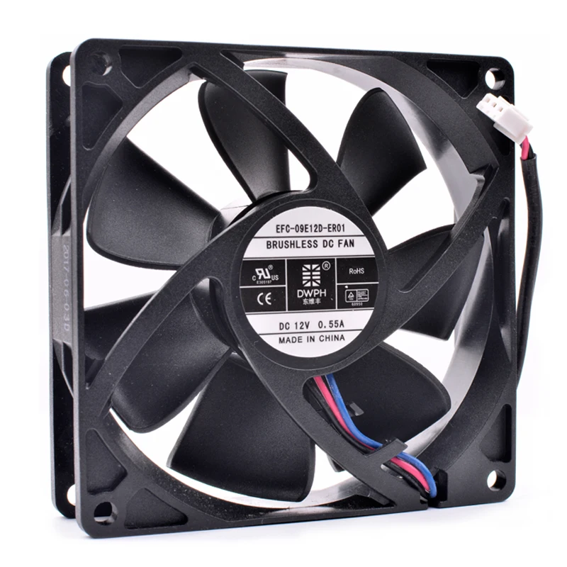 Новый оригинальный DWPH EFC-09E12D-ER01 9 см 9025 дюймов 92x92x25 мм 92 вентилятор 12 в а инвертор
