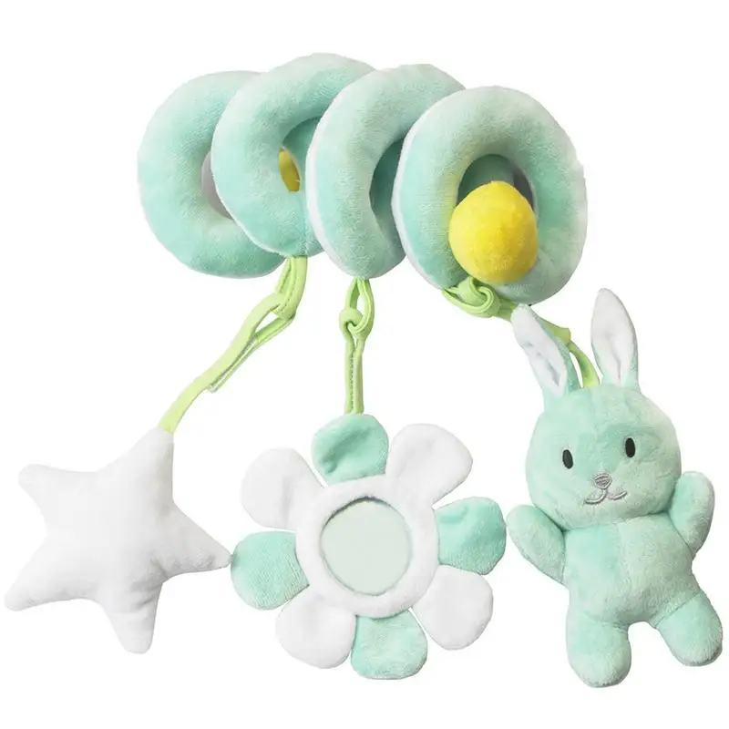 

Rattles Mobile To Bed Baby Toys Cute Crib Stroller Spiral Newborn 012 Months Educational Cartoon Animals Soft Infant Rattle Toy