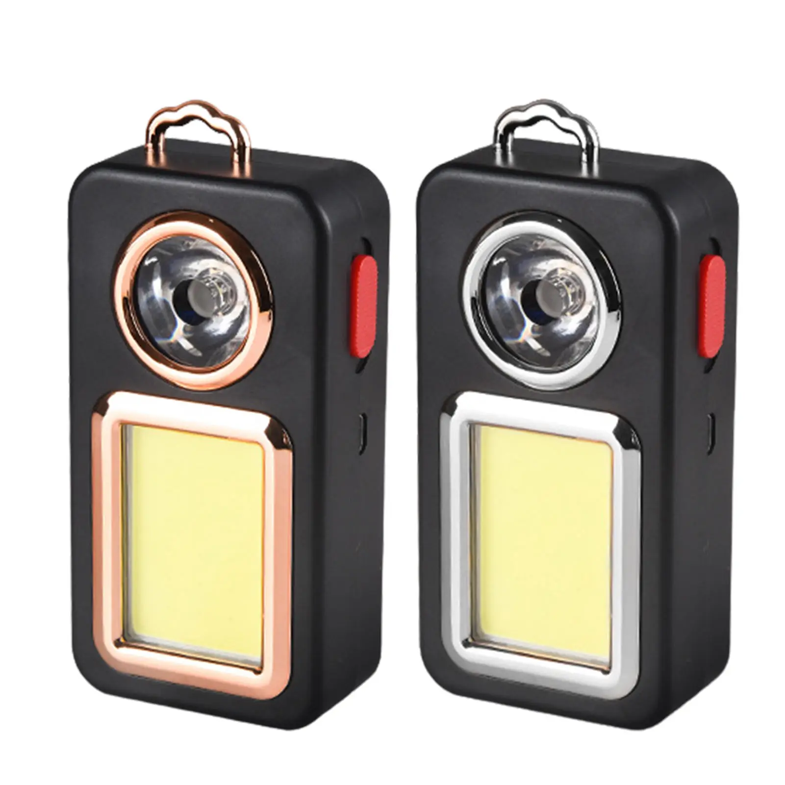 

Key Chain Light Solar Charging Slim Work Light Solar Charging Rechargeable Work Light For Hands-Free Lighting 2 Modes Portable