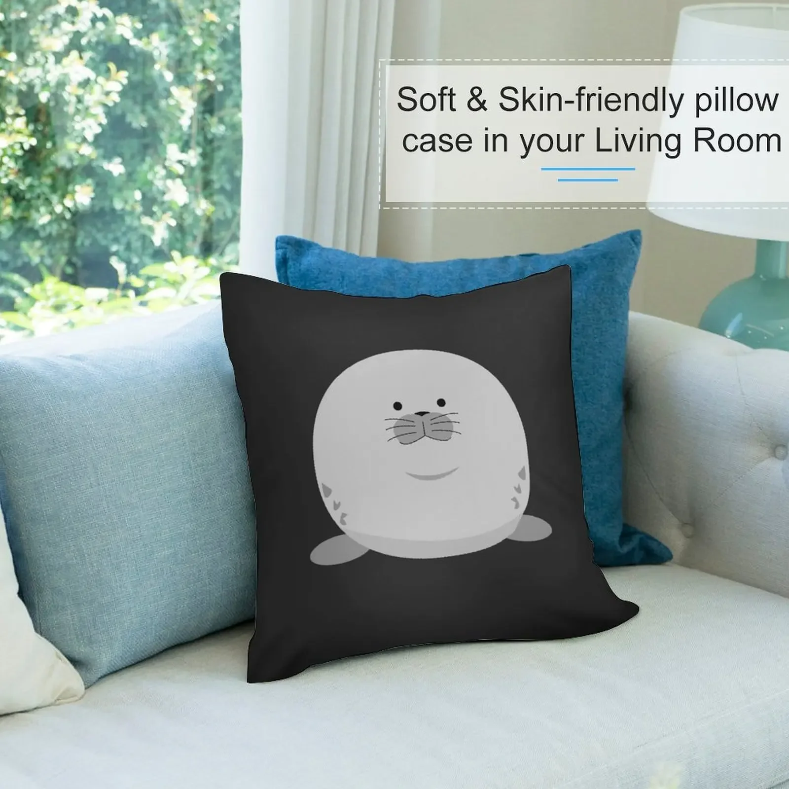 Декоративная подушка Chonky Seal 100% Полиэстер