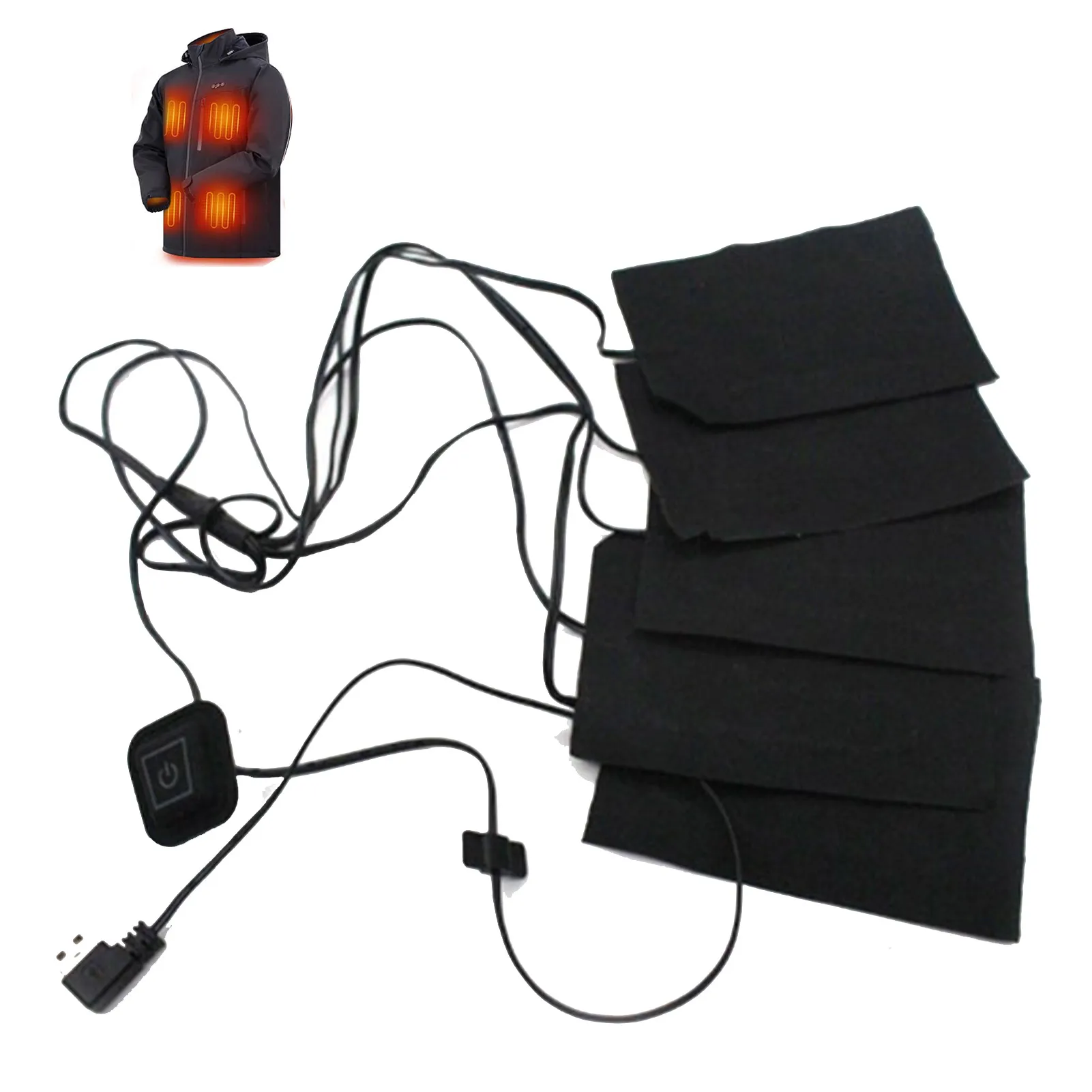 

1/5 шт., Термопаста из углеродного волокна с USB