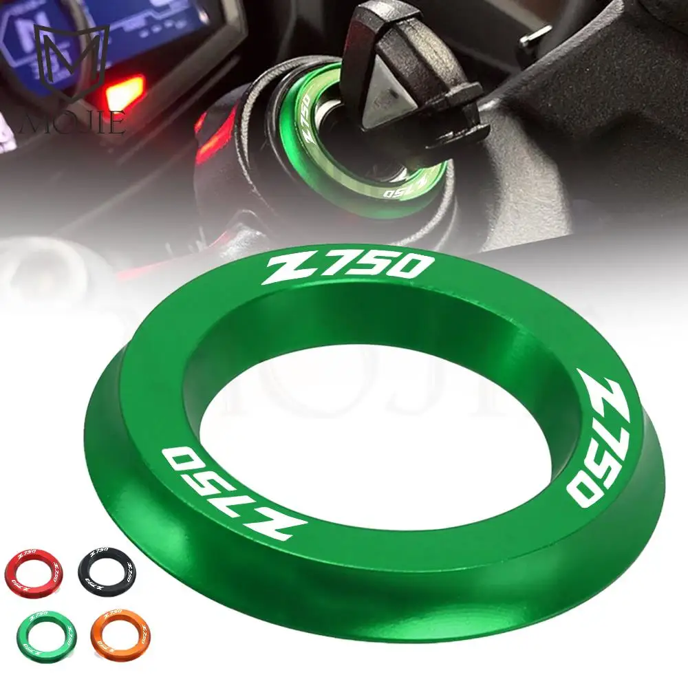 

Для Kawasaki Z750 Z 750 2007-2012 2011 2010 2009 2008 аксессуары для мотоциклов с ЧПУ Защитная крышка для ключей зажигания кольцо