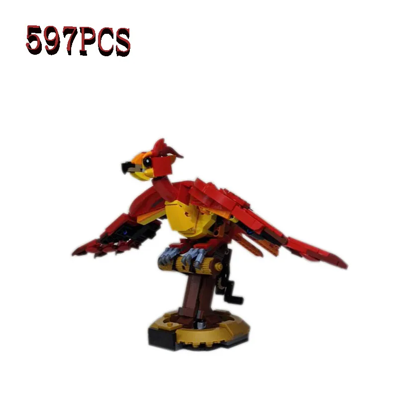 

Фирменная Новинка, модель Феникса из известного магического фильма 76394, строительные блоки Феникс, строительные блоки, детская развивающая ...