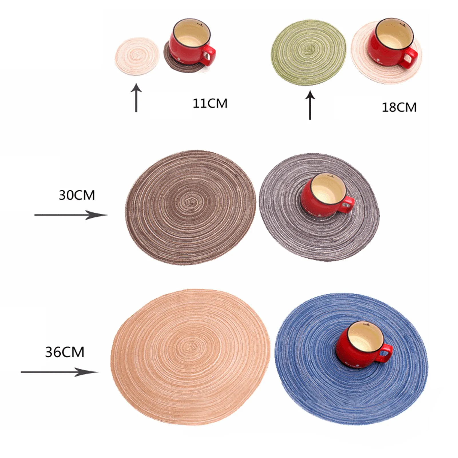 Круглые салфетки ZK20