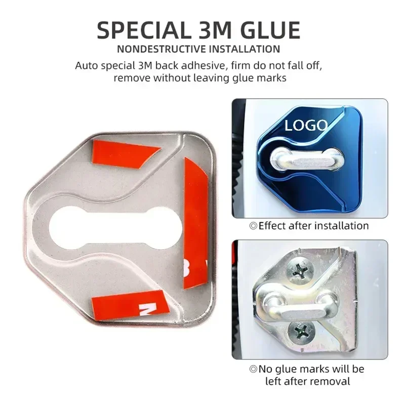 4 шт. аксессуары для Subaru impresti ZA Liberty Forester Outback Legacy защитный чехол с замком стайлинга