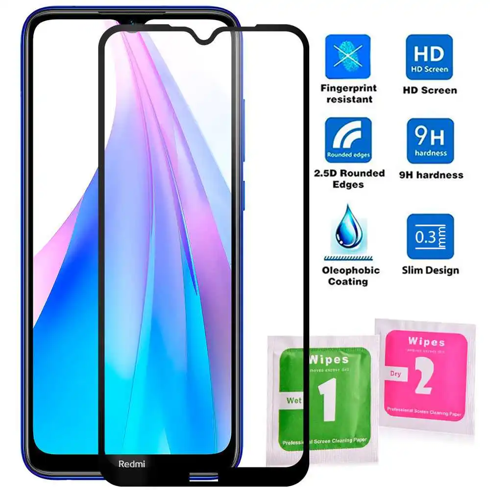 Закаленное стекло для Xiaomi Redmi Note 8T 9D 9H 0 3 мм Защитная пленка экрана передняя