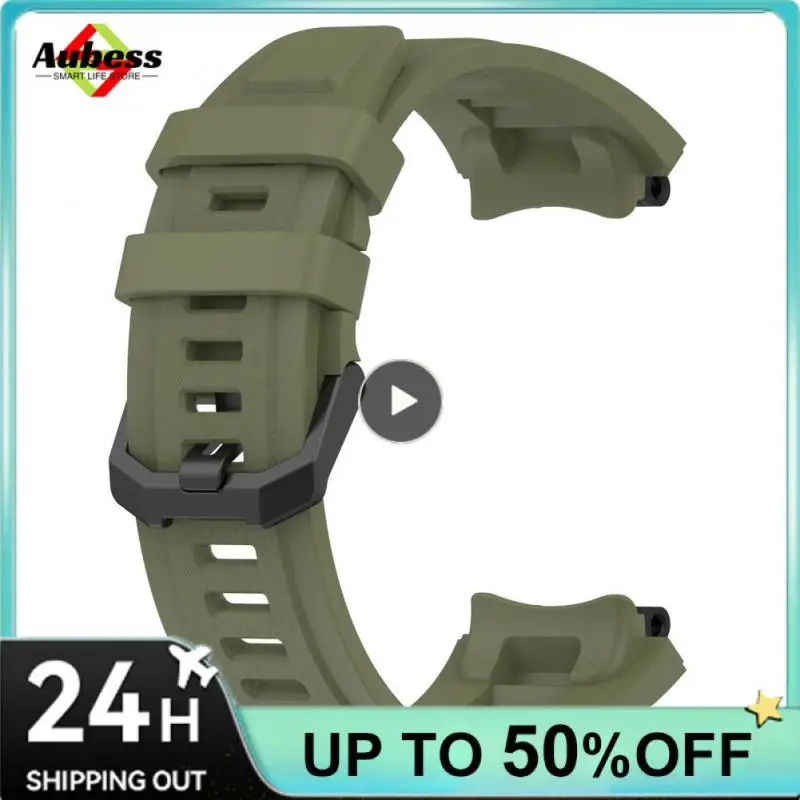 

Thickened Watch Bracelet Waterproof Replacement Strap Sweat-proof Breathable Watchband Correa Smart Accessories With Tool