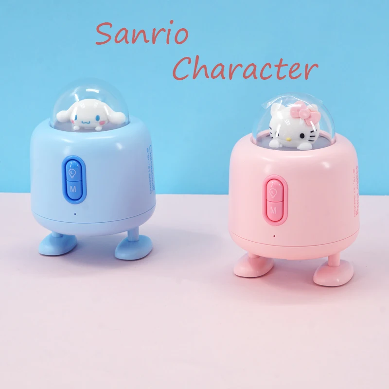 

Kawaii Anime Miniso Sanrio Cinnamoroll Romantic Night Light Cute Cartoon Hello Kitty Personality Bluetooth Speaker Girls Gifts
