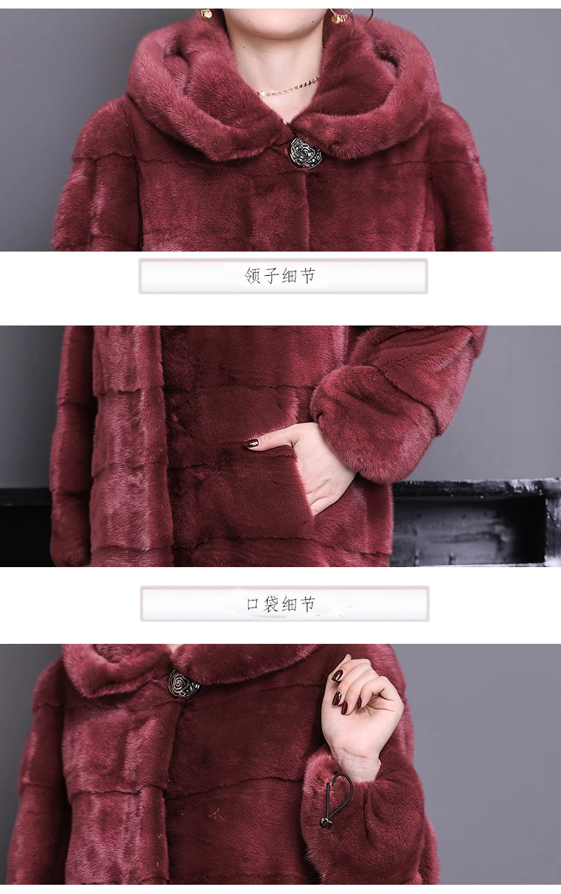 real women mink coats female mink fur coat genuine long fur coat ladies winter clothes oversize 6xl 5xl 7xl imitation fur coats