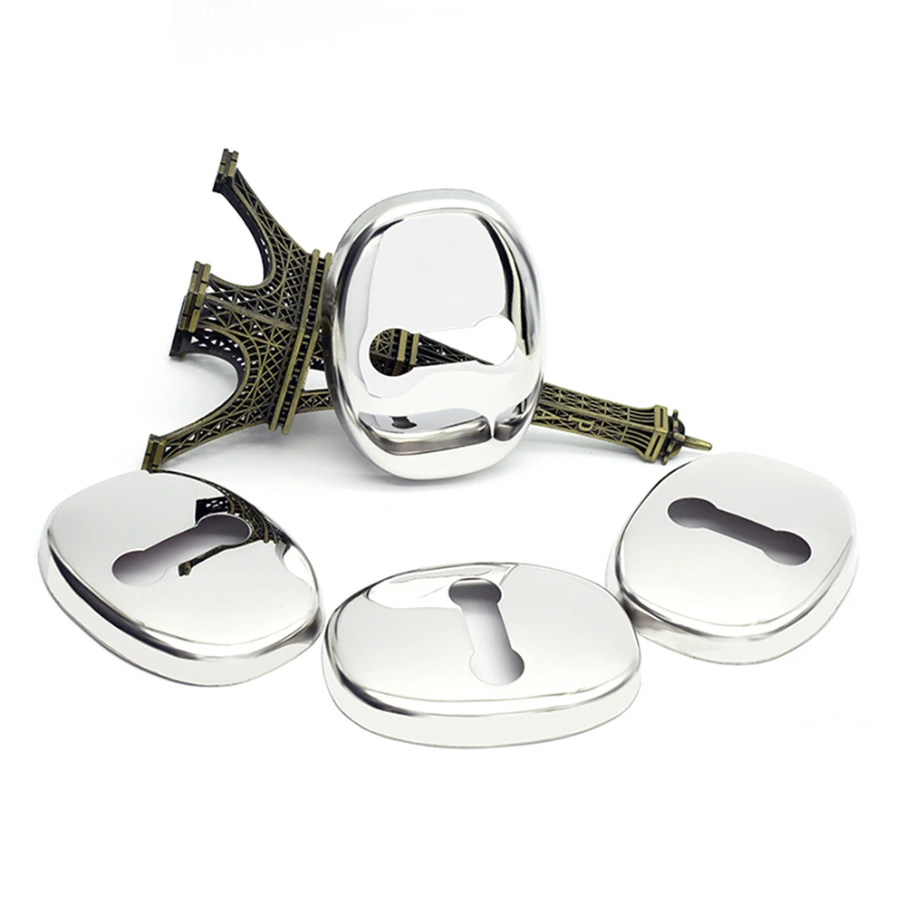 

4pcs set Car Door Lock Protective Cover Door Sticker AccessoriesEmblem Case Fit for Toyota LAND CRUISER 2010