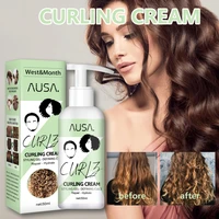 1pcs new curly hair mousse anti frizz hair repairing styling elastin natural curl define moisturizing foam for curly hair rizos