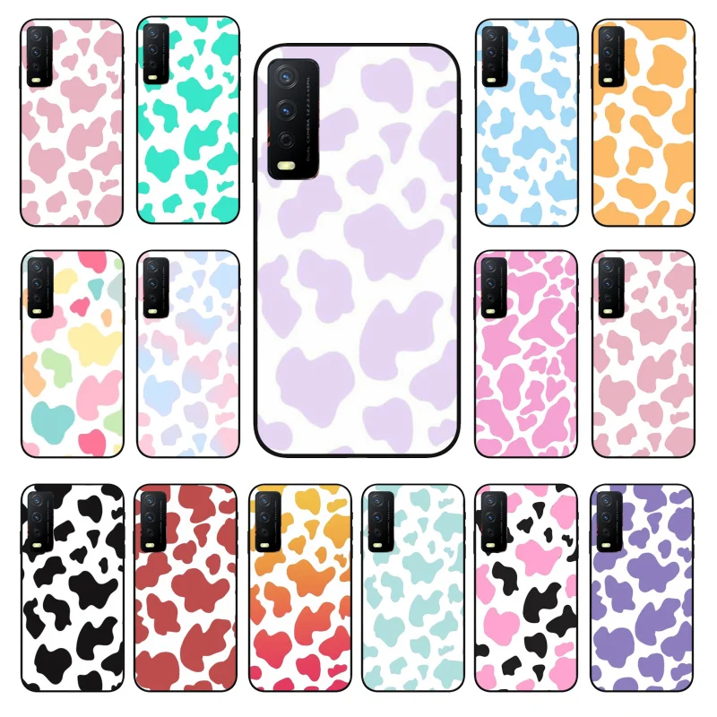 

Cow Print Phone Case for VIVO Y72 Y20 Y11 Y12 Y17 Y19 Y20S Y31 Y1S Y91C Y21 Y51 Y20i Y11S Y12S Y70