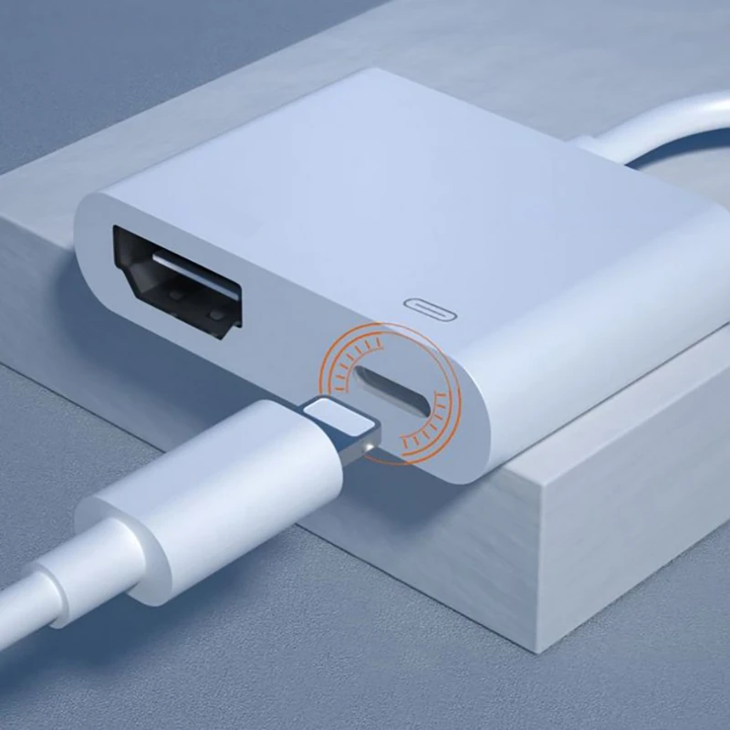 

Разветвитель с 2 портами Lightning/HDMI, 1080P